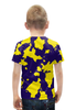 Заказать детскую футболку в Москве. Футболка с полной запечаткой для мальчиков Камуфляж Жёлто-Синий от Nalivaev - готовые дизайны и нанесение принтов.