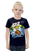 Заказать детскую футболку в Москве. Футболка с полной запечаткой для мальчиков Котик от hideo_kojima - готовые дизайны и нанесение принтов.