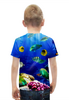 Заказать детскую футболку в Москве. Футболка с полной запечаткой для мальчиков Морской риф от THE_NISE  - готовые дизайны и нанесение принтов.