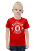 Заказать детскую футболку в Москве. Футболка с полной запечаткой для мальчиков Манчестер Юнайтед от geekbox - готовые дизайны и нанесение принтов.