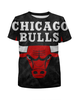 Заказать детскую футболку в Москве. Футболка с полной запечаткой для мальчиков Chicago Bulls от Broadway music - готовые дизайны и нанесение принтов.