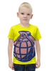 Заказать детскую футболку в Москве. Футболка с полной запечаткой для мальчиков Граната от scoopysmith - готовые дизайны и нанесение принтов.