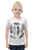 Заказать детскую футболку в Москве. Футболка с полной запечаткой для мальчиков перья от Светлана Пантелеева - готовые дизайны и нанесение принтов.