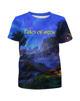 Заказать детскую футболку в Москве. Футболка с полной запечаткой для мальчиков Tales of Arise от THE_NISE  - готовые дизайны и нанесение принтов.