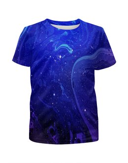 Заказать детскую футболку в Москве. Футболка с полной запечаткой для мальчиков космос от THE_NISE  - готовые дизайны и нанесение принтов.