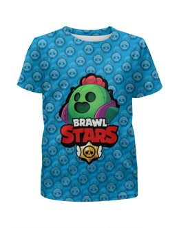 Заказать детскую футболку в Москве. Футболка с полной запечаткой для мальчиков Brawl Stars от weeert - готовые дизайны и нанесение принтов.