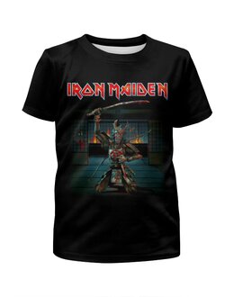 Заказать детскую футболку в Москве. Футболка с полной запечаткой для мальчиков Iron Maiden от Leichenwagen - готовые дизайны и нанесение принтов.