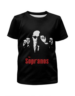 Заказать детскую футболку в Москве. Футболка с полной запечаткой для мальчиков Клан Сопрано (the Sopranos) от Andrew Zaycev - готовые дизайны и нанесение принтов.