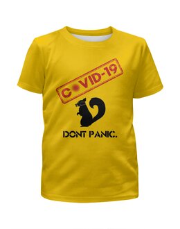 Заказать детскую футболку в Москве. Футболка с полной запечаткой для мальчиков Коронавирус от Leichenwagen - готовые дизайны и нанесение принтов.