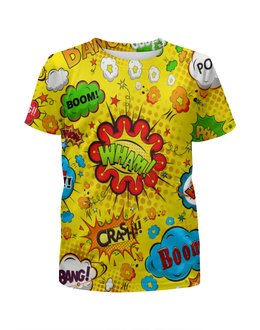 Заказать детскую футболку в Москве. Футболка с полной запечаткой для мальчиков Retro boom от THE_NISE  - готовые дизайны и нанесение принтов.