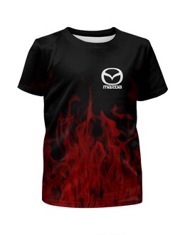 Заказать детскую футболку в Москве. Футболка с полной запечаткой для мальчиков Mazda от THE_NISE  - готовые дизайны и нанесение принтов.