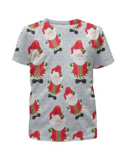 Заказать детскую футболку в Москве. Футболка с полной запечаткой для мальчиков Дед Мороз от THE_NISE  - готовые дизайны и нанесение принтов.
