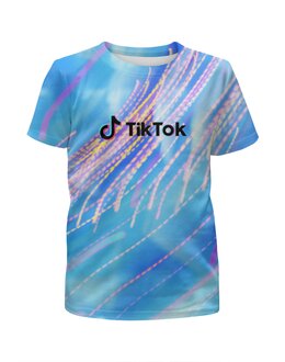 Заказать детскую футболку в Москве. Футболка с полной запечаткой для мальчиков Tik Tok от THE_NISE  - готовые дизайны и нанесение принтов.
