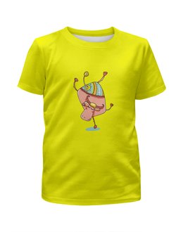Заказать детскую футболку в Москве. Футболка с полной запечаткой для мальчиков корова от THE_NISE  - готовые дизайны и нанесение принтов.