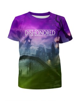 Заказать детскую футболку в Москве. Футболка с полной запечаткой для мальчиков Dishonored от THE_NISE  - готовые дизайны и нанесение принтов.
