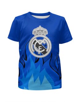 Заказать детскую футболку в Москве. Футболка с полной запечаткой для мальчиков Real Madrid от THE_NISE  - готовые дизайны и нанесение принтов.