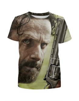 Заказать детскую футболку в Москве. Футболка с полной запечаткой для мальчиков walking dead от rancid - готовые дизайны и нанесение принтов.