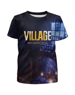 Заказать детскую футболку в Москве. Футболка с полной запечаткой для мальчиков Resident Evil 8 : Village от  PRO_DESIGN - готовые дизайны и нанесение принтов.