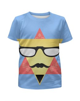 Заказать детскую футболку в Москве. Футболка с полной запечаткой для мальчиков  Triangular Face от ZakonVash - готовые дизайны и нанесение принтов.