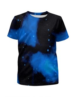 Заказать детскую футболку в Москве. Футболка с полной запечаткой для мальчиков Звездное небо от THE_NISE  - готовые дизайны и нанесение принтов.