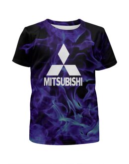Заказать детскую футболку в Москве. Футболка с полной запечаткой для мальчиков Mitsubishi от THE_NISE  - готовые дизайны и нанесение принтов.