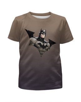 Заказать детскую футболку в Москве. Футболка с полной запечаткой для мальчиков Batman от T-shirt print  - готовые дизайны и нанесение принтов.