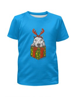 Заказать детскую футболку в Москве. Футболка с полной запечаткой для мальчиков новый год от THE_NISE  - готовые дизайны и нанесение принтов.