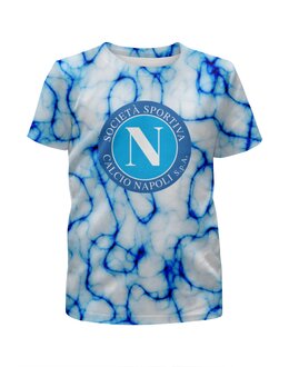 Заказать детскую футболку в Москве. Футболка с полной запечаткой для мальчиков Napoli от THE_NISE  - готовые дизайны и нанесение принтов.