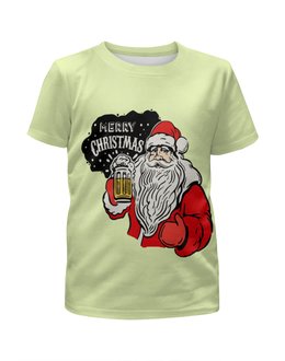 Заказать детскую футболку в Москве. Футболка с полной запечаткой для мальчиков Merry Christmas от denis01001 - готовые дизайны и нанесение принтов.