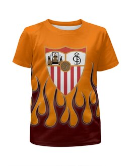 Заказать детскую футболку в Москве. Футболка с полной запечаткой для мальчиков Sevilla от THE_NISE  - готовые дизайны и нанесение принтов.