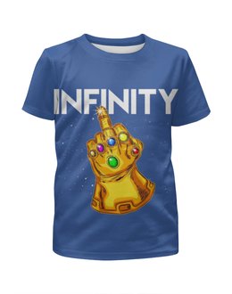 Заказать детскую футболку в Москве. Футболка с полной запечаткой для мальчиков Infinity от ПРИНТЫ ПЕЧАТЬ  - готовые дизайны и нанесение принтов.