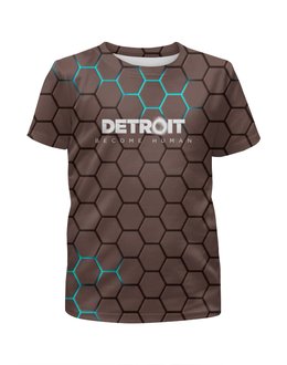 Заказать детскую футболку в Москве. Футболка с полной запечаткой для мальчиков Detroit от THE_NISE  - готовые дизайны и нанесение принтов.