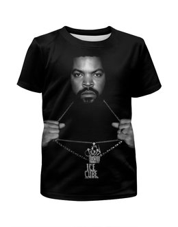 Заказать детскую футболку в Москве. Футболка с полной запечаткой для мальчиков Ice Cube от skynatural - готовые дизайны и нанесение принтов.