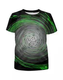 Заказать детскую футболку в Москве. Футболка с полной запечаткой для мальчиков Спиральная галактика от Alexey Evsyunin - готовые дизайны и нанесение принтов.