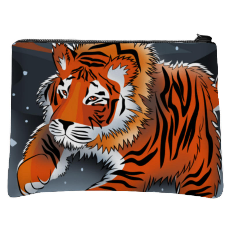 printio футболка с полной запечаткой для мальчиков амурский тигр Printio Косметичка с полной запечаткой Амурский тигр