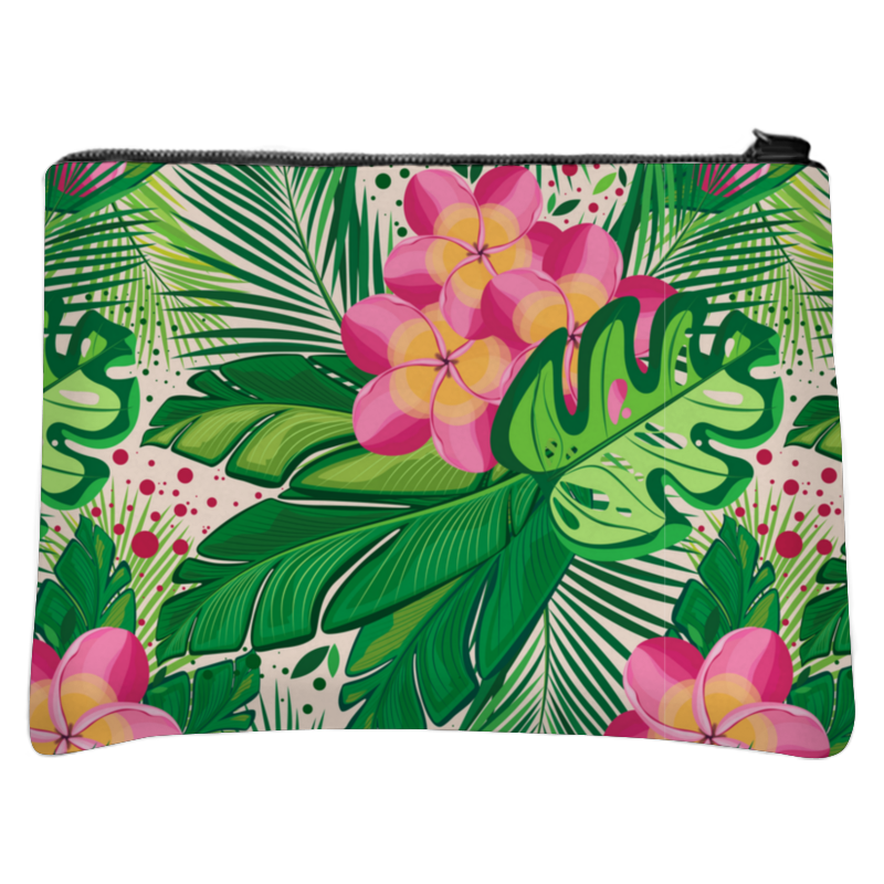Printio Косметичка с полной запечаткой Тропический букет printio футболка с полной запечаткой мужская тропические листья