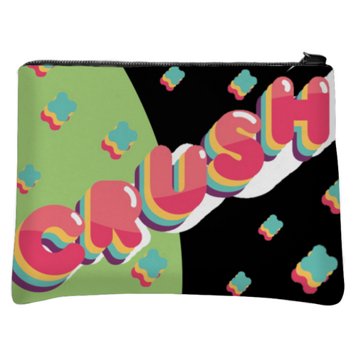 Заказать сумку в Москве. Косметичка с полной запечаткой Crush от YellowCloverShop - готовые дизайны и нанесение принтов.