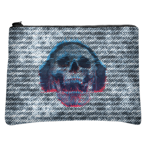 Заказать сумку в Москве. Косметичка с полной запечаткой Skull loves music от Дана Столыпина - готовые дизайны и нанесение принтов.