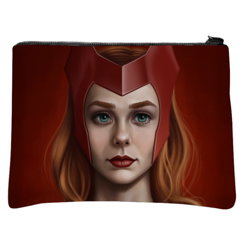 Заказать сумку в Москве. Косметичка с полной запечаткой Алая Ведьма / Scarlet Witch от Jimmy Flash - готовые дизайны и нанесение принтов.