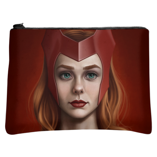 Заказать сумку в Москве. Косметичка с полной запечаткой Алая Ведьма / Scarlet Witch от Jimmy Flash - готовые дизайны и нанесение принтов.