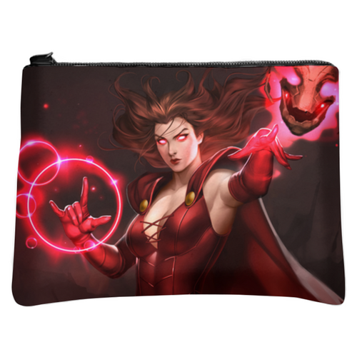 Заказать сумку в Москве. Косметичка с полной запечаткой Алая Ведьма / Scarlet Witch от Jimmy Flash - готовые дизайны и нанесение принтов.