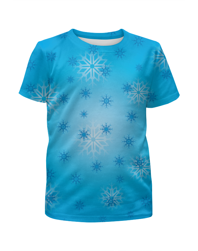 Printio Футболка с полной запечаткой для девочек Снежинка printio футболка с полной запечаткой для девочек голубые снежинки