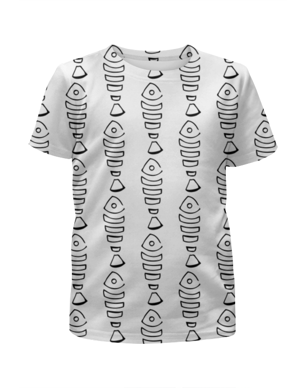 Printio Футболка с полной запечаткой для девочек Абстрактные рыбы printio футболка с полной запечаткой мужская абстрактные рыбы