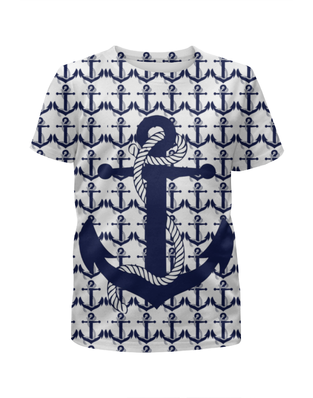 Printio Футболка с полной запечаткой для девочек Морская тема printio футболка с полной запечаткой для девочек футболка финская тема
