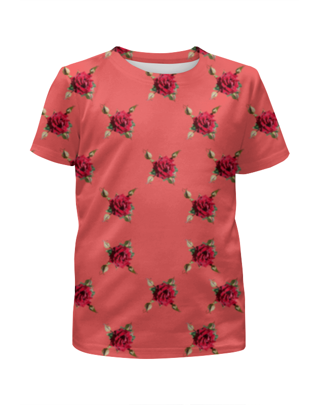Printio Футболка с полной запечаткой для девочек Rose low poly vector printio футболка с полной запечаткой для девочек роза звезда