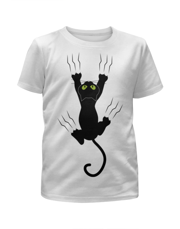 Printio Футболка с полной запечаткой для девочек Прикольный кот printio футболка с полной запечаткой женская прикольный кот