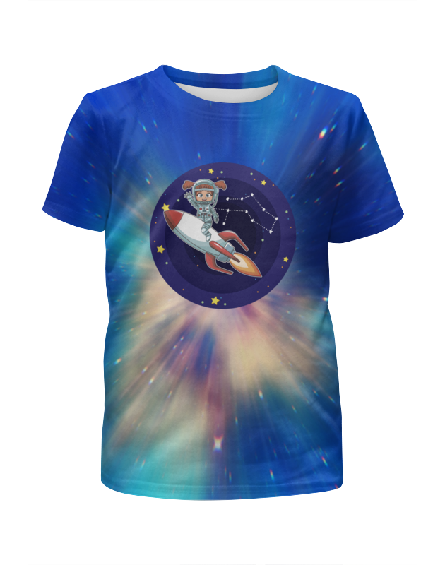 Printio Футболка с полной запечаткой для девочек Космос printio футболка с полной запечаткой для девочек нло космос