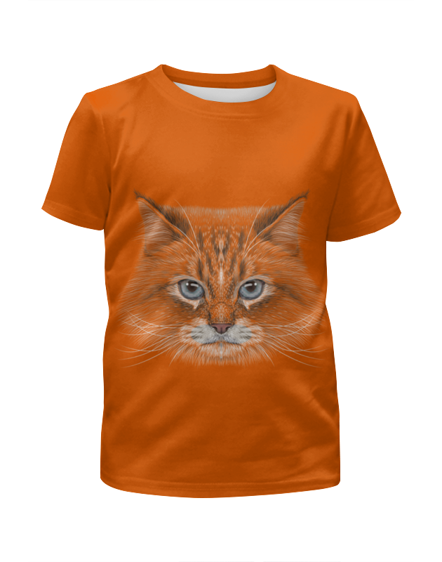 Printio Футболка с полной запечаткой для девочек Котик printio футболка с полной запечаткой для девочек улыбка кота