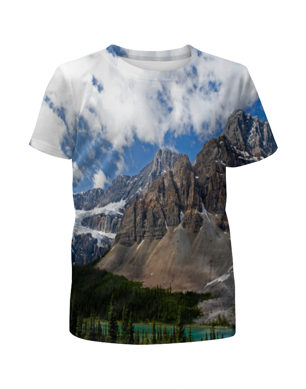 Printio Футболка с полной запечаткой для девочек Лес и горы printio футболка с полной запечаткой для девочек лес и горы