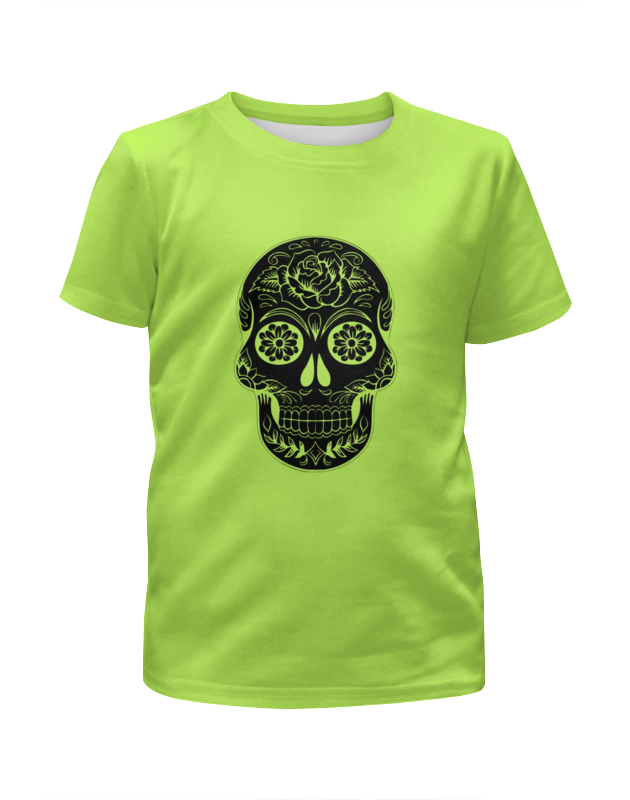 Printio Футболка с полной запечаткой для девочек Череп printio футболка с полной запечаткой для девочек череп с цветами